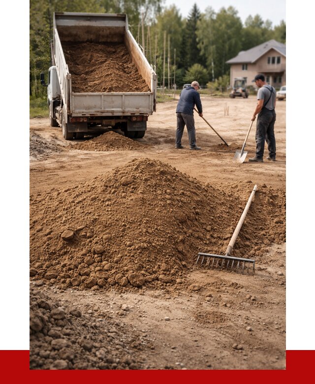 Суглинок для планировки в Тобольске с доставкой от 4270 р. | ПРОНЕРУДТбл