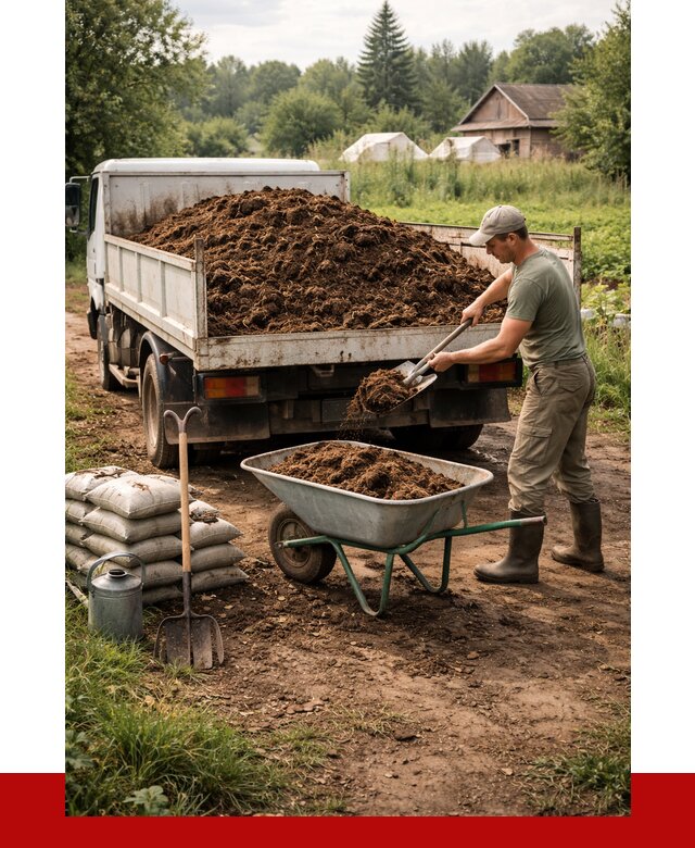 Купить коровий навоз с доставкой в Тобольске от 1830 р. | ПРОНЕРУДТбл