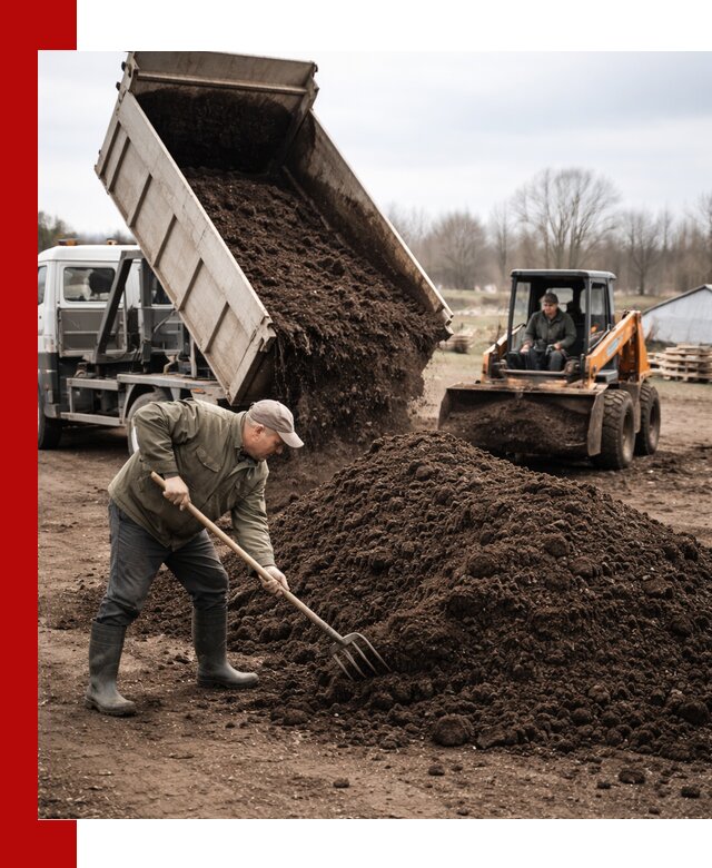 Доставка и продажа перегноя в Тобольске быстро и дешево