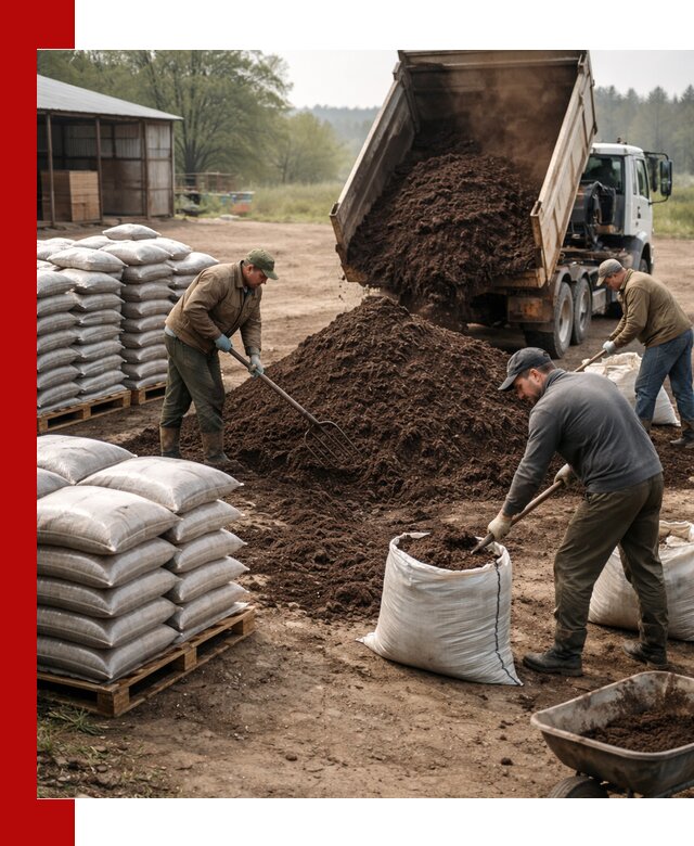 Доставка компоста оптом и в розницу в Тобольске