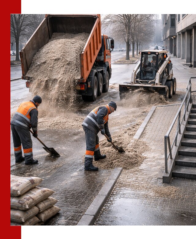 Поставка противогололедных материалов в Тобольске