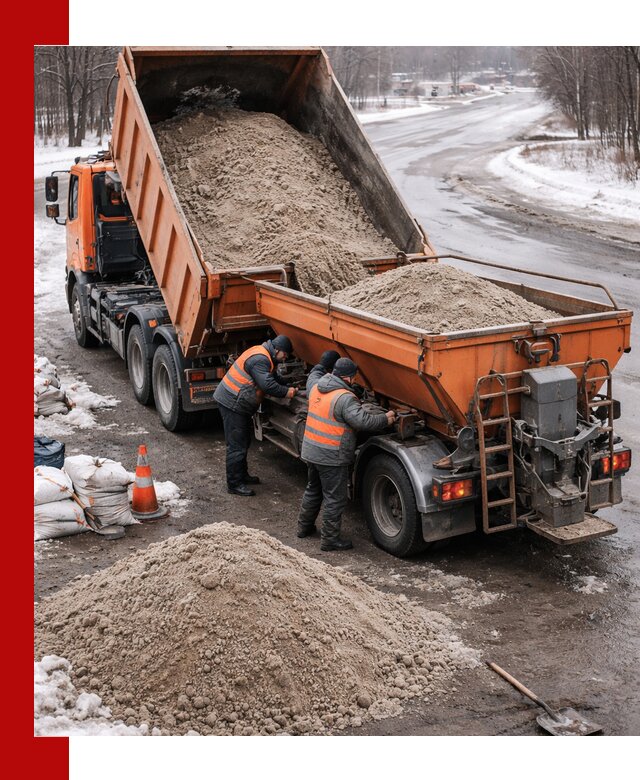 Поставка и вывоз пескосоля в Тобольске оптом и в розницу