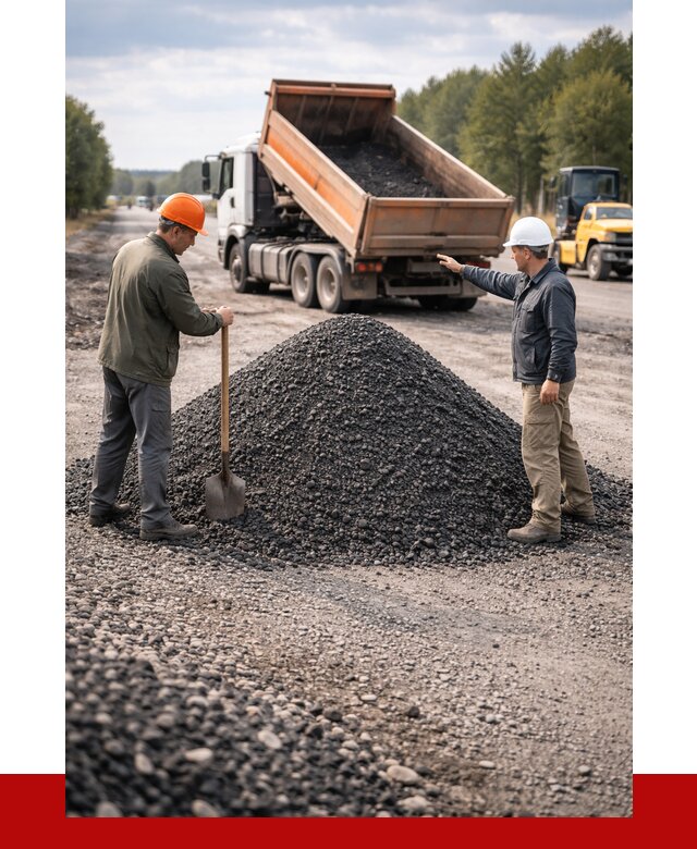 Купить асфальтовую крошку для дорог в Тобольске от 4270 р. | ПРОНЕРУДТбл