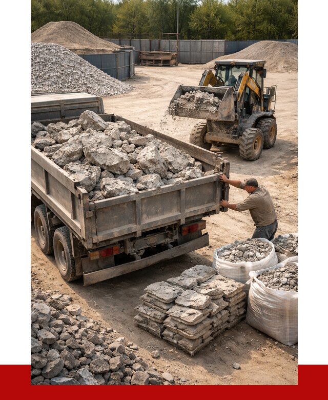 Купить бой бетона с доставкой в Тобольске от 4880 р. | ПРОНЕРУДТбл