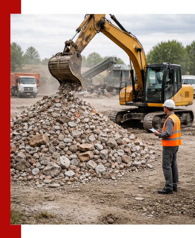 Доставка и вывоз строительного боя в Тобольске