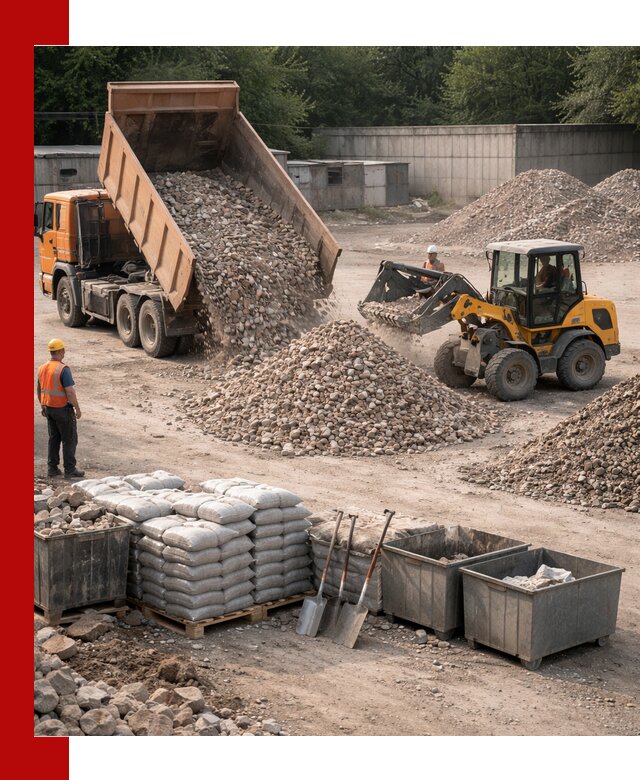 Вторичные материалы для отсыпки в Тобольске — поставка и доставка