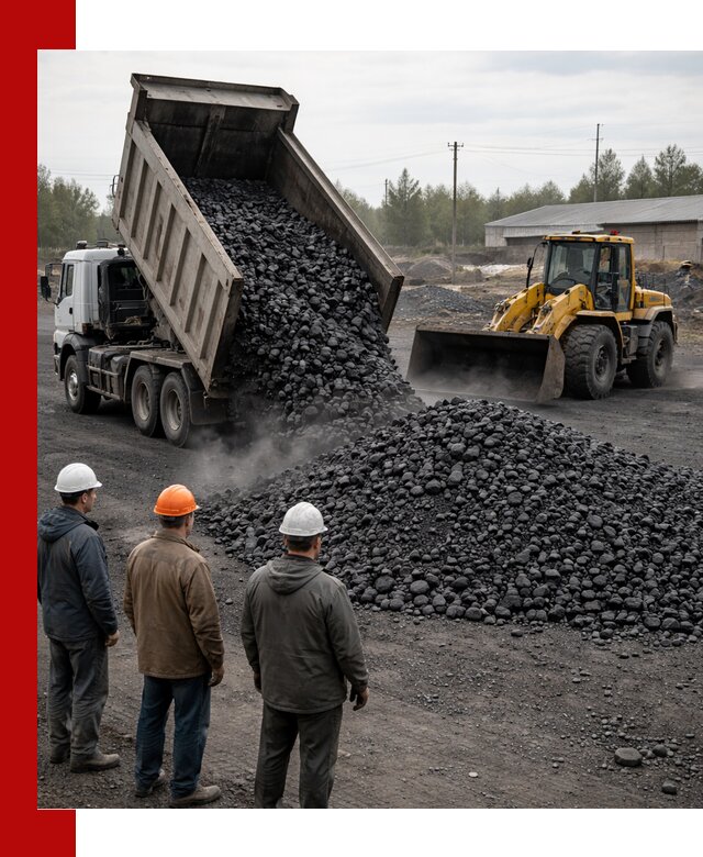 Доставка угля антрацита в Тобольске с самосвалами и погрузкой