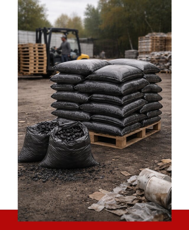 Купить уголь в мешках с доставкой в Тобольске от 7625 р. | ПРОНЕРУДТбл