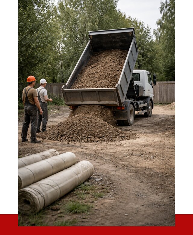 Доставка сыпучих материалов самосвалом в [cvi] от 4270 р. | ПРОНЕРУДТбл