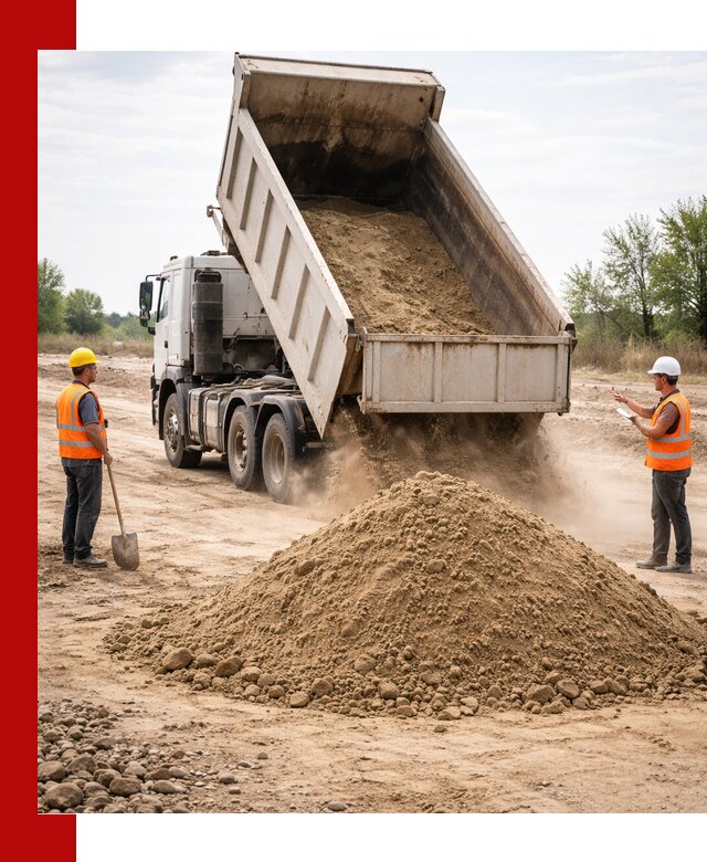 Доставка самосвалом 15 кубов в Тобольске за город и по городу