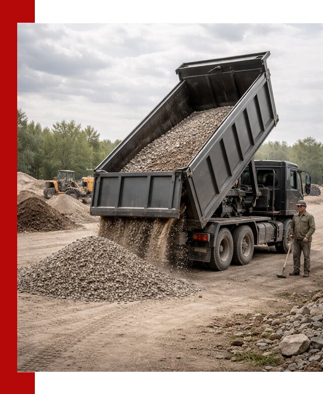 Доставка самосвалом 30 м3 по выгодным ценам в Тобольске