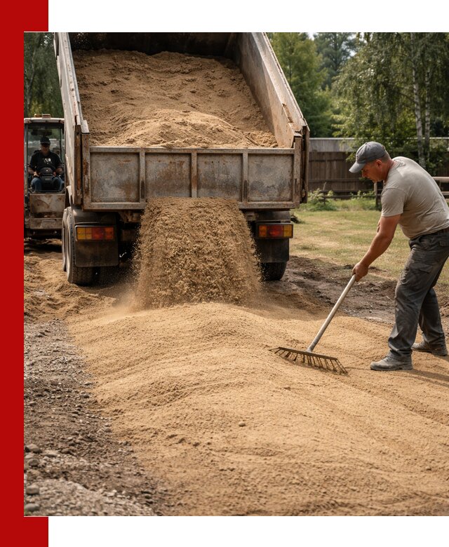 Отсыпка участка песком в Тобольске быстро и качественно